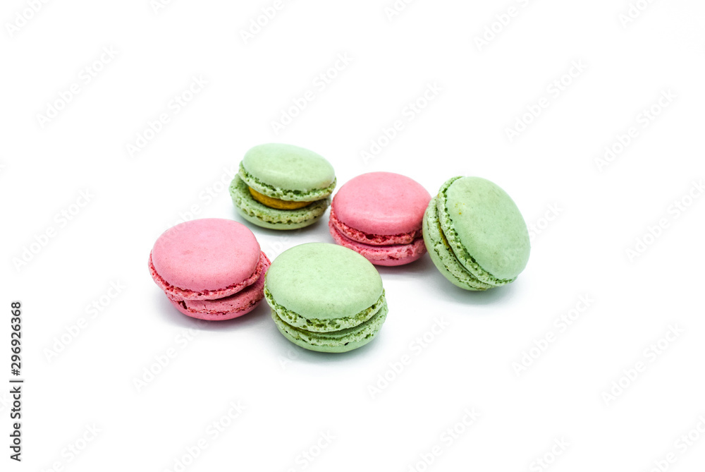 macarons sweet and colorful isolated on white background macarons sweet and colorful isolated on white background