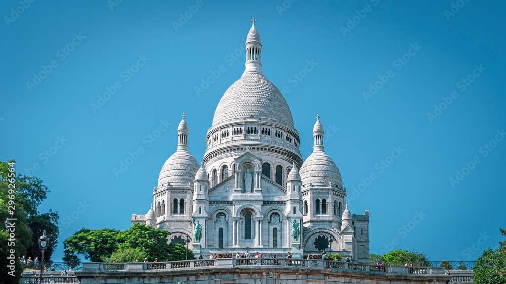 Basilique du Sacré-Cœur, Montmartre, Paris, France 