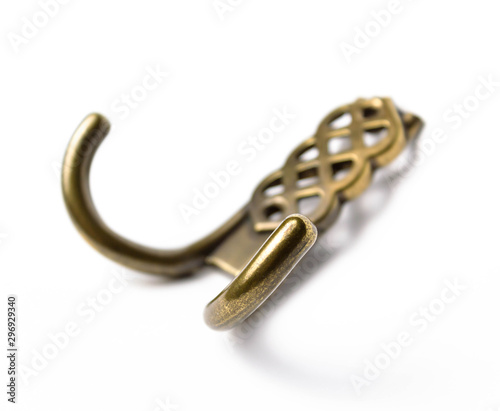 Hook for clothes on a white background isolate