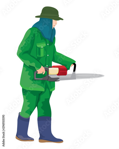 agriculturist cartoon shape vector design
