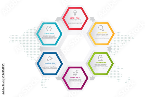 infographic flow chart design . business infographic concept for presentations, banner, workflow layout, process diagram, flow chart and how it work