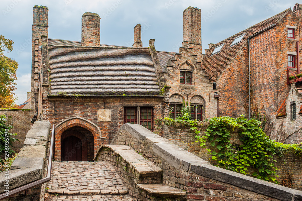 Obraz premium Bruges, Belgium. Historical city center.