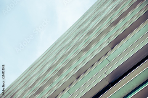 Skyscraper Business Office, blue sky background, Corporate buildings