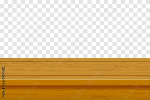 wooden table top vector illustration