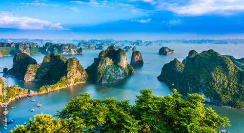 Panoramic view of Ha Long Bay, Vietnam