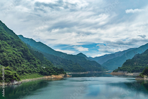 秩父 浦山ダムの風景