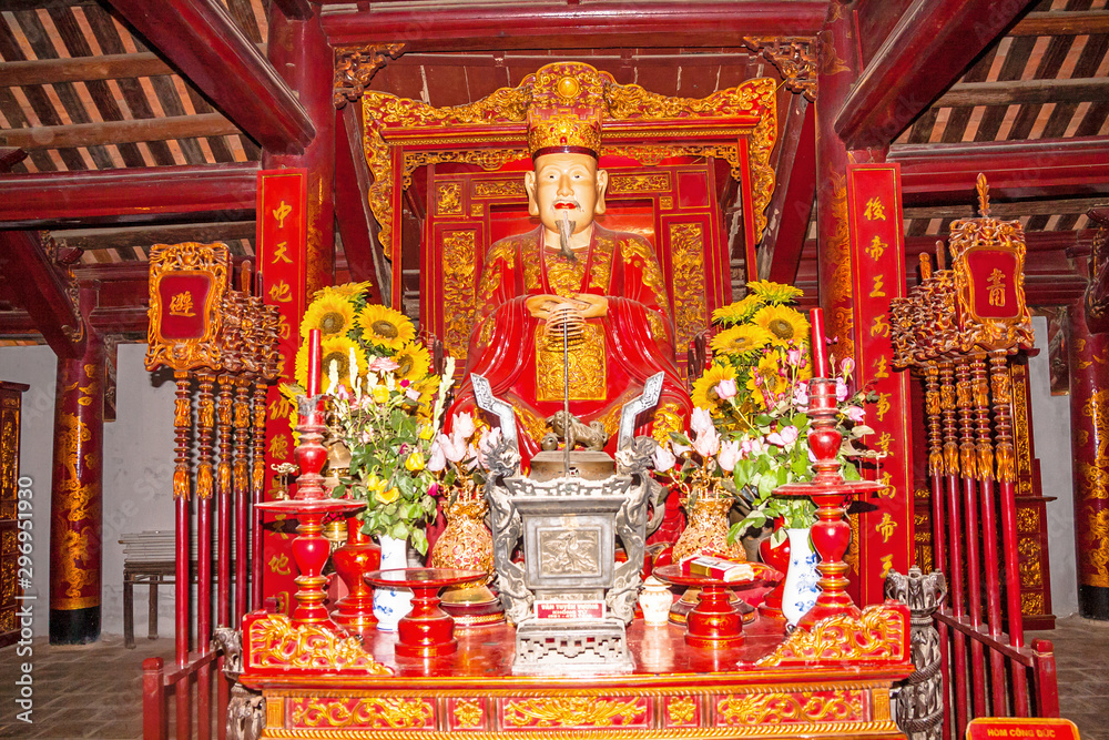 The altar to Confucius in the Temple of Literature, Hanoi