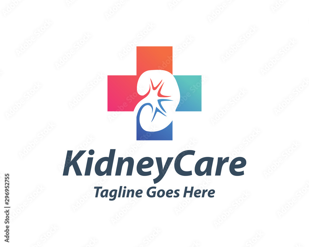 Creative Kidney Care logo Template, Health Kidney logo design Creative Kidney Care logo Template, Health Kidney logo design