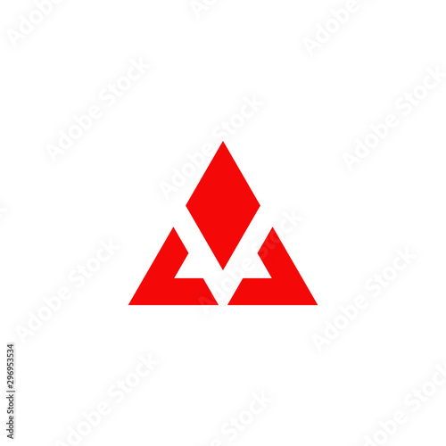 Triangle logo icon design vector template