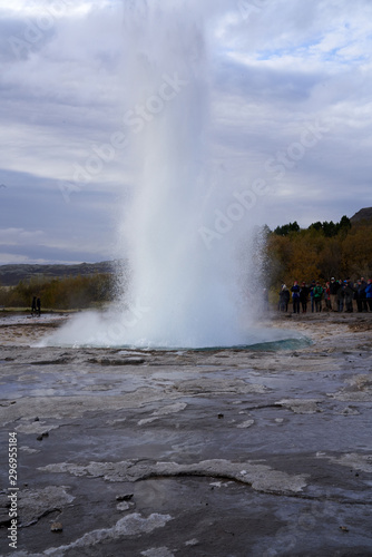 Geysir  Strokkur  geothermal geysers  Iceland