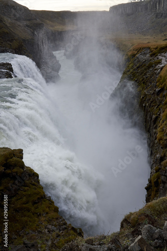   Gullfoss  waterfall Iceland