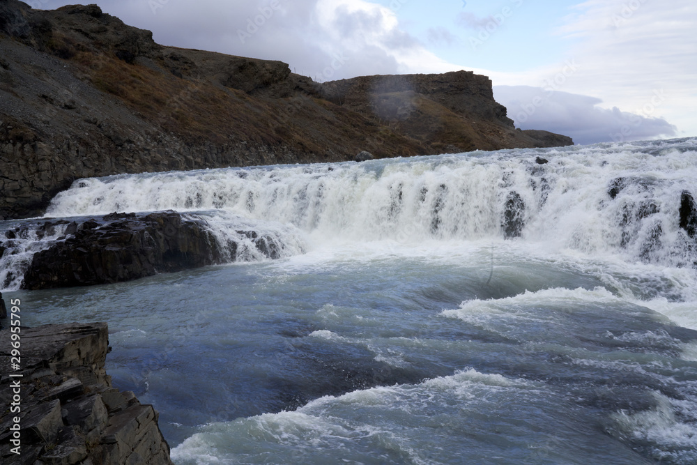   Gullfoss, waterfall Iceland