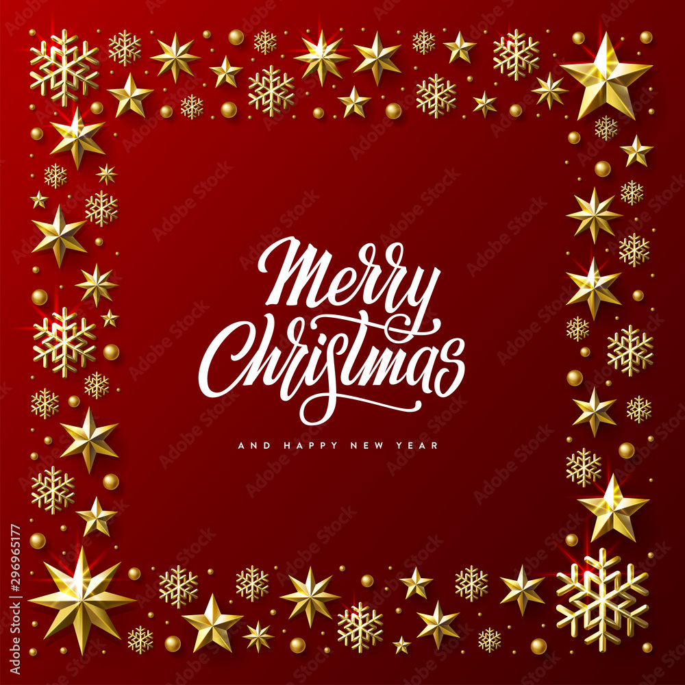 Merry Christmas and Happy New Year. Lettering in a square. Vector illustration. Merry Christmas and Happy New Year. Lettering in a square. Vector illustration.