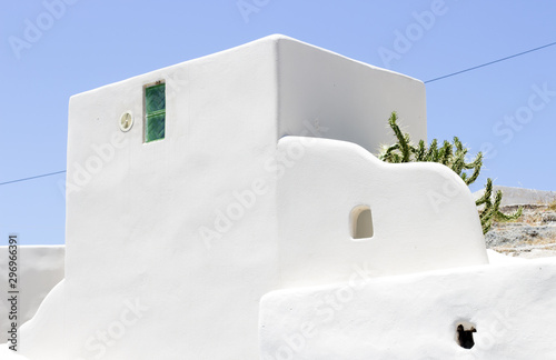 Typical local house on Milos island, Cyclades Islands, Greece