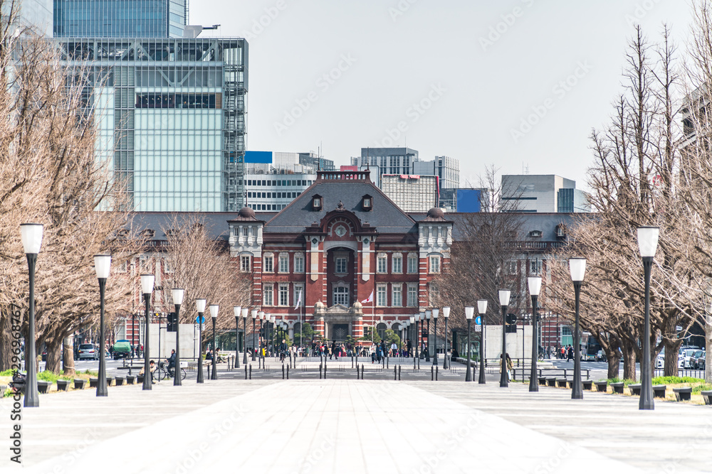 Φωτογραφία TOKYO, JAPAN - March 25 2019: Tokyo Station in Tokyo, Japan