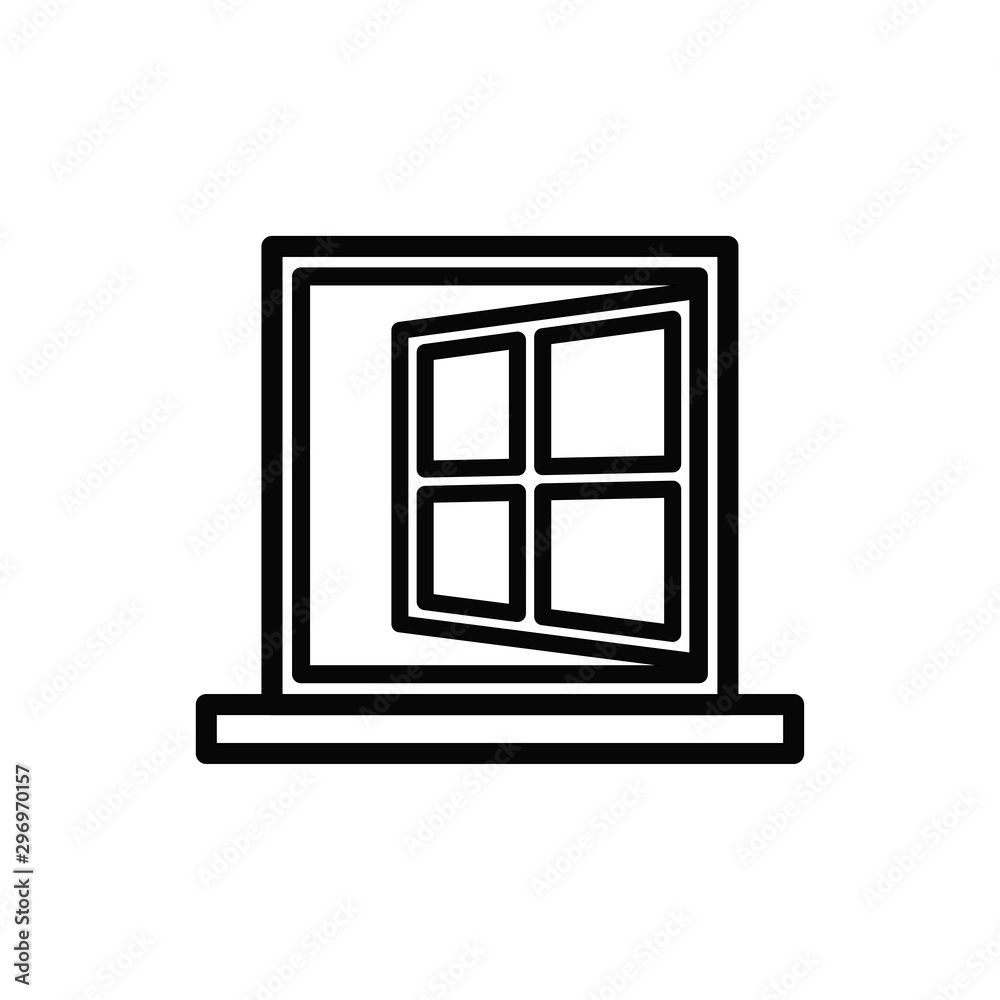 window icon vector trendy flat design window icon vector trendy flat design