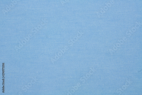 Blue texture fabric background made of natural material