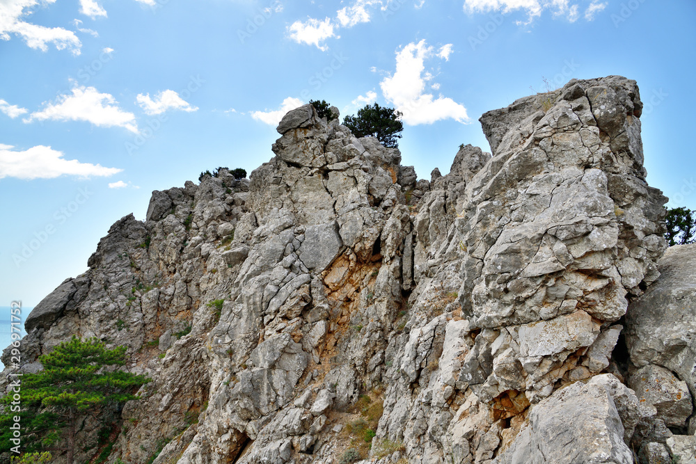 Top of the famous Koshka Mountain in Crimea