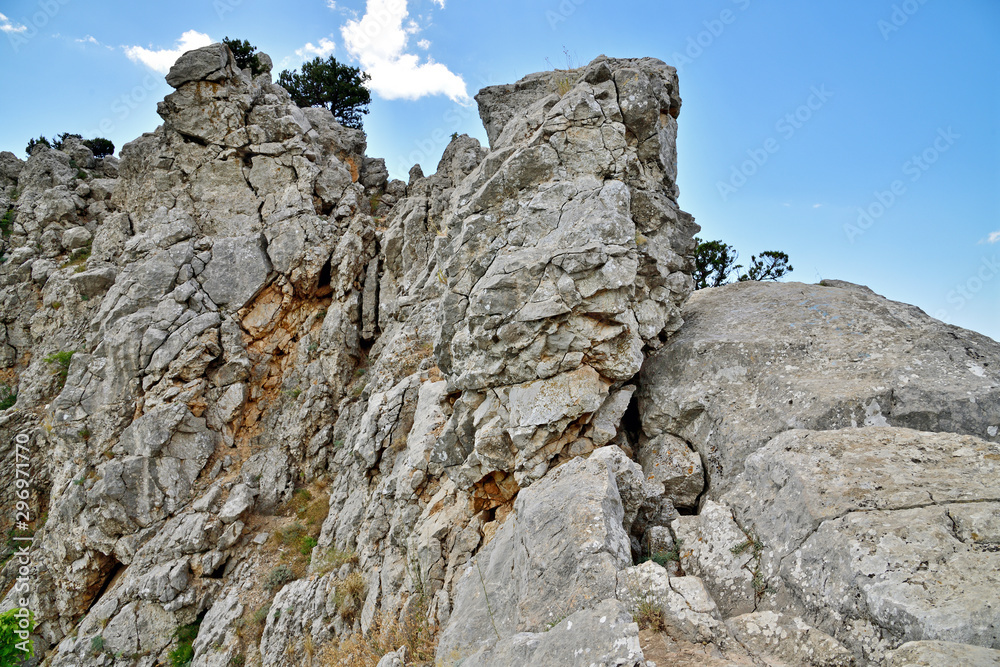 Top of the famous Koshka Mountain in Crimea