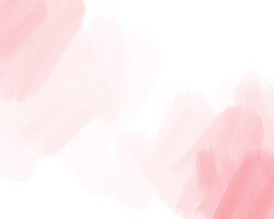 Water color, pink, white background, used as a background in the wedding and other tasks.