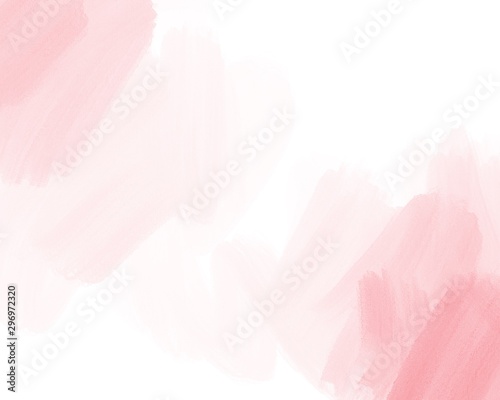 Fototapeta Naklejka Na Ścianę i Meble -  Water color, pink, white background, used as a background in the wedding and other tasks.
