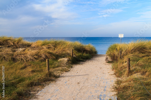 Herbst am Strand der Insel Poel