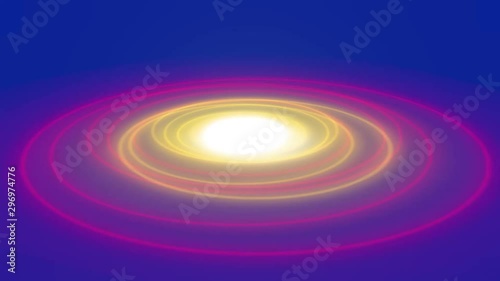 3D rendering on chroma key background of a special, bright, geometric effect.
