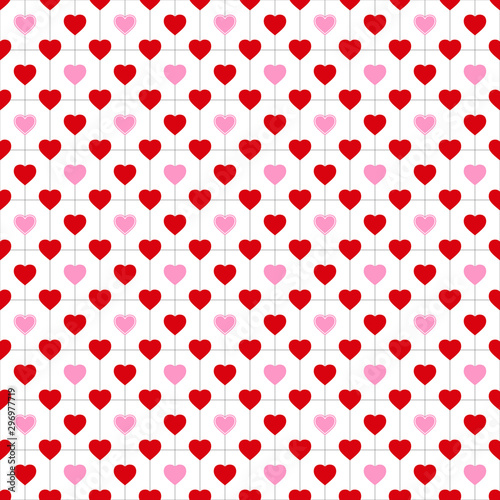 Valentine's day,Seamless valentines day background vector