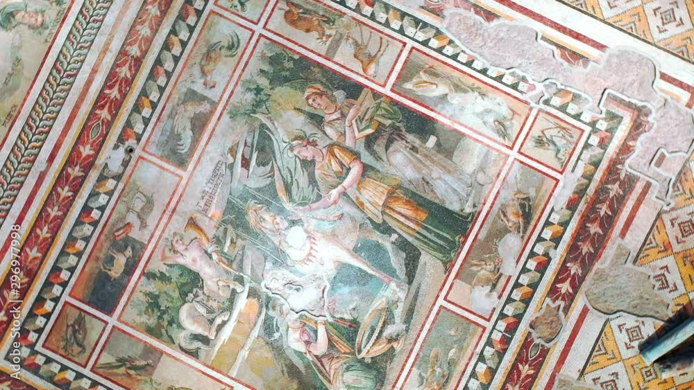 Ancient mosaics in Antakya (Hatay), Turkey. Ancient mosaics in Antakya (Hatay), Turkey.