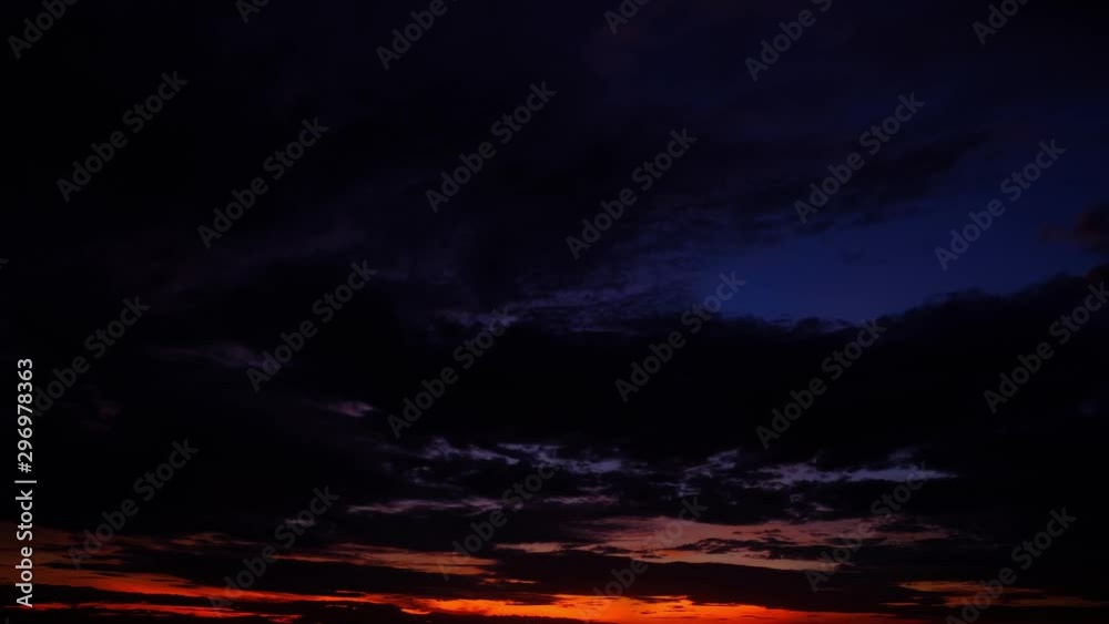 4K Time lapse, beautiful sky with clouds background, Sky with clouds weather nature cloud blue, Blue sky with clouds and sun, Clouds At Sunrise.