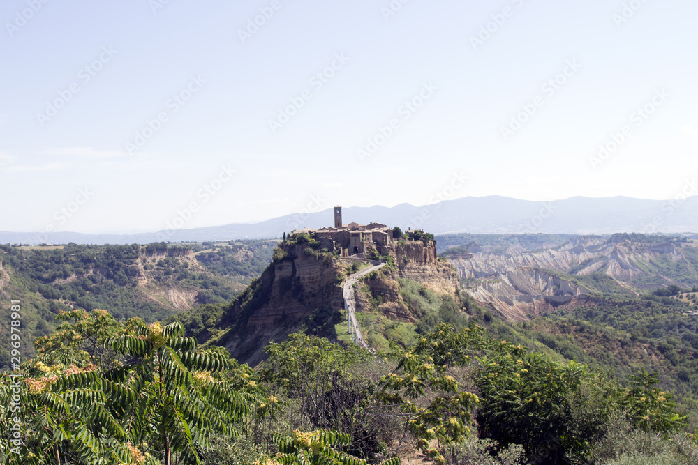 Obraz premium Civita di Bagnoregio, a small Italian hill town in the province of Viterbo,Italy