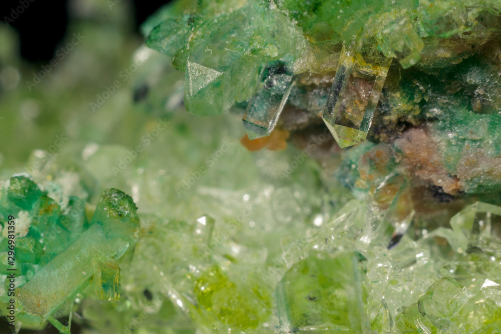 green crystal macro green crystal macro