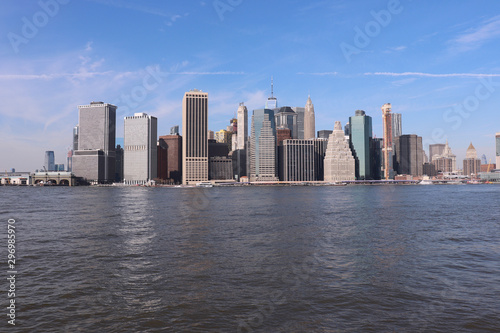 New York City skyline viewed across the Hudson River