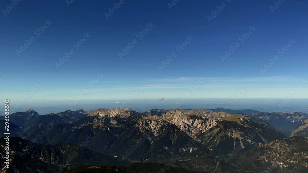 view from zugspitze view from zugspitze