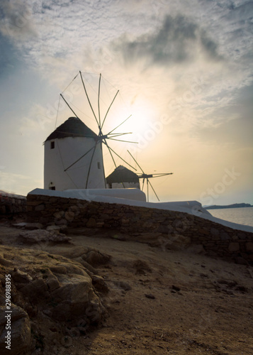 Landmark windmills of greece