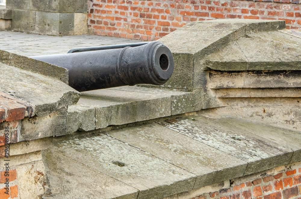 cannon in fortress in essaouira