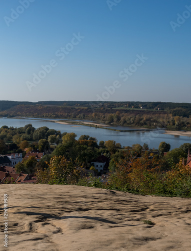 vistula river next to city of Kazimierz Dolny