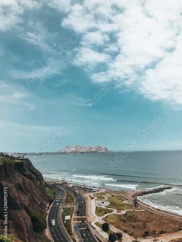 Lima, Peru. Coastline