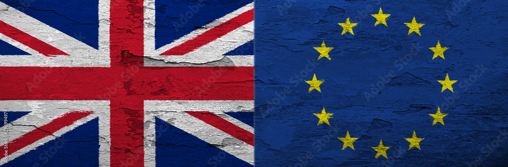 Fototapeta premium Brexit Konzept - Großbritannien verlässt die Europäische Union