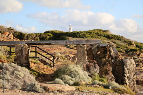 The petrified waterwheel Cape Leeuwin Water Wheel in Western Australia