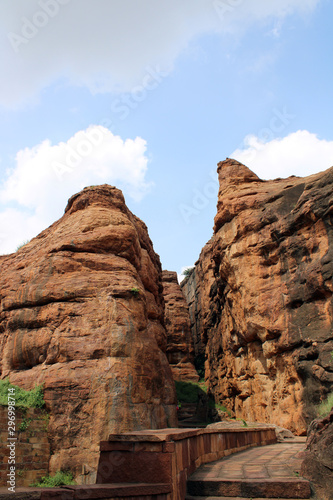 Rocky Hill at Badami Fort