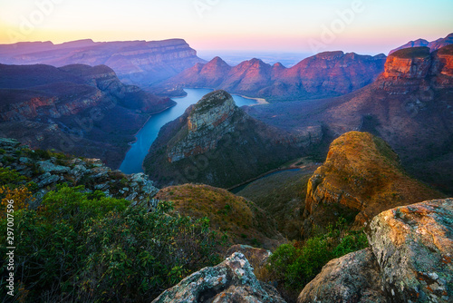 three rondavels and blyde river canyon at sunset, south africa 103