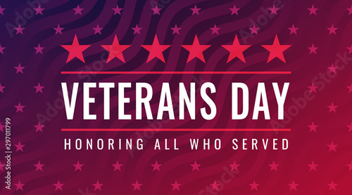 Veterans Day - Honoring All Who Served greeting card