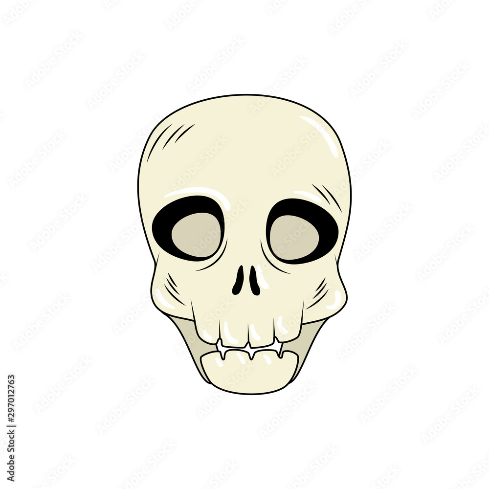 skull dead halloween style pop art design skull dead halloween style pop art design
