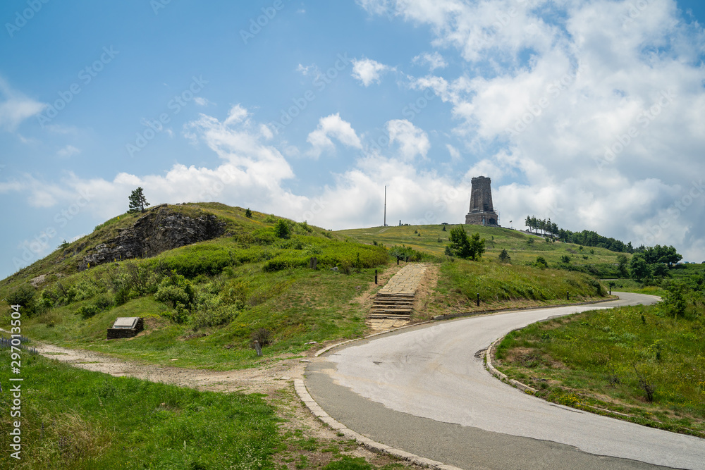 Fototapeta premium Place of Battle of Shipka Pass during Russian–Turkish Liberation war (1877–1878). Bulgaria.