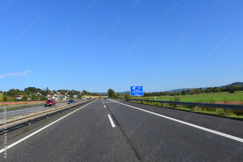 A 66 Richtung Gelnhausen-Fulda