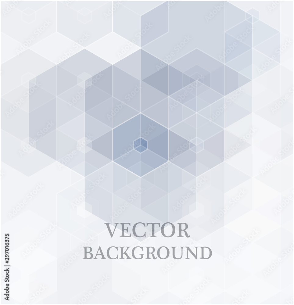Obraz premium Abstract blue, purple color hexagon background. vector. geometric pattern with a gradient. Ideas for your business presentations, design.