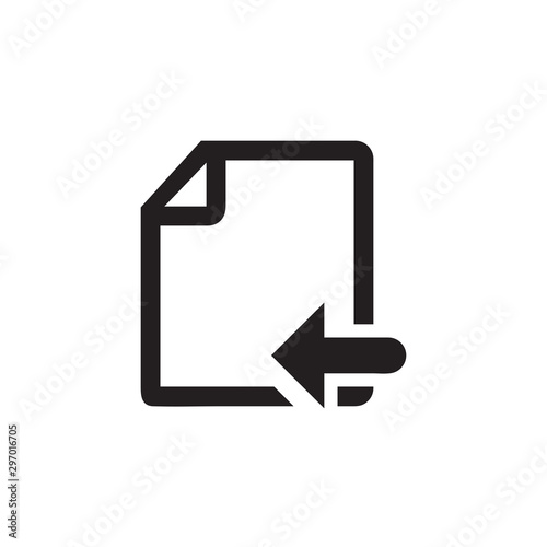 Document icon vector isolated on background. Trendy sweet symbol. Pixel perfect. illustration EPS 10. - Vector