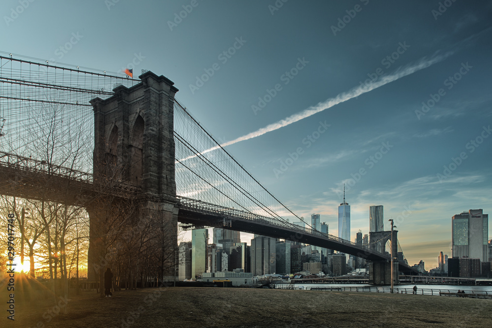 Obraz premium Dumbo - Brooklyn Bridge 