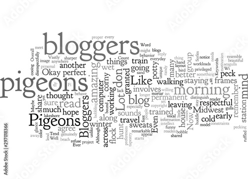 Bloggers Are A Lot Like Pigeons